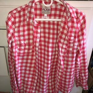 Red/White Old Navy Flannel